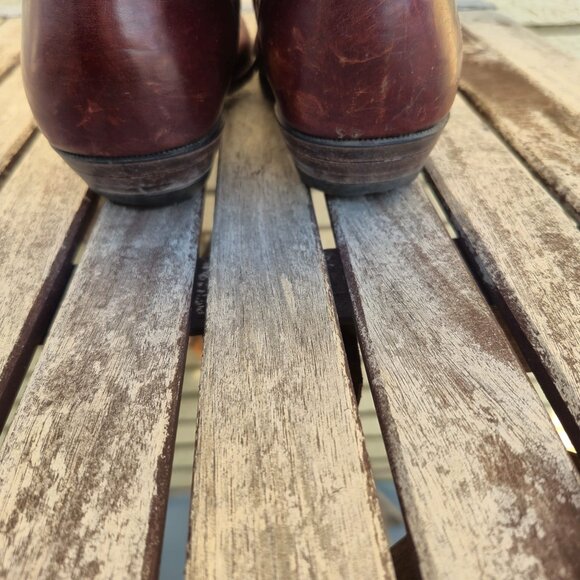 Boulet western cowboy boots, leather, handmade in Canada, Rare sz 5, Unisex - Picture 8 of 9